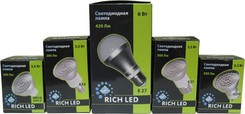 Светодиодные лампы Rich LED
